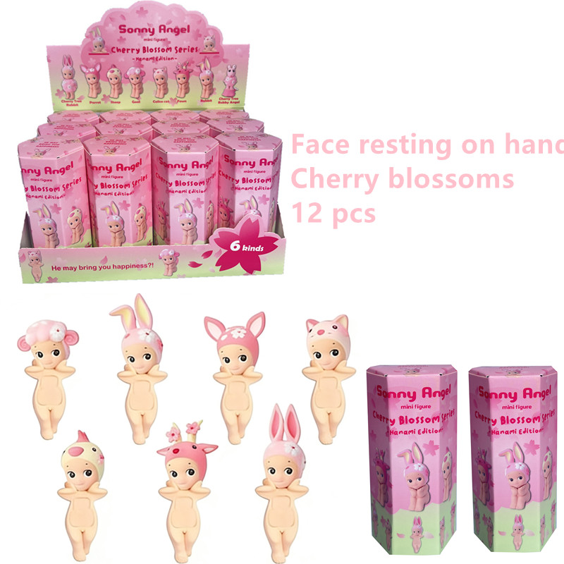 Phone Accessories Sonny Angel - Possessive Miniature Doll Cherry Blossom Face-Holding