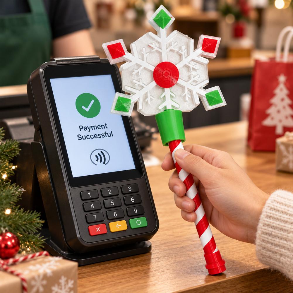 Nfc Card Reader - Christmas Snowflake Shape NFC Reader Wand
