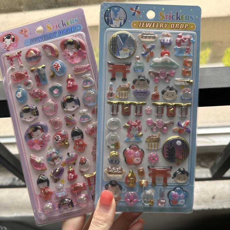 Phone Accessories For Girls - Cartoon Mobile Phone Decoration Solid Sticker