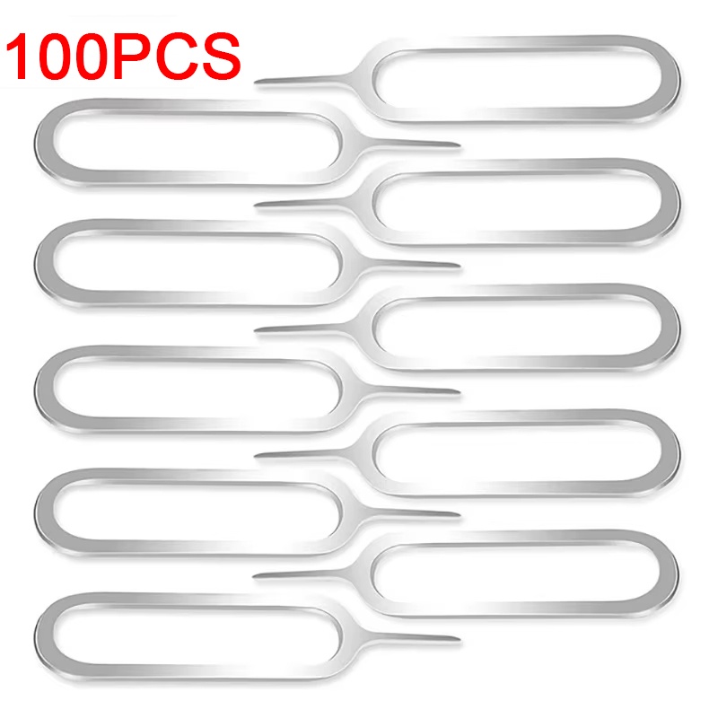 Sim Card Tool - 1/50/100Pcs Anti-Lost Eject Sim Card Tray
