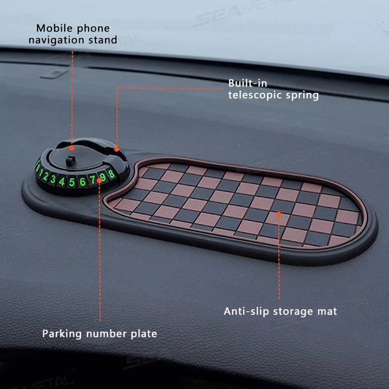 Phone Accessories For Your Car - 2‑in‑1 360° Rotatable Car Phone Holder,