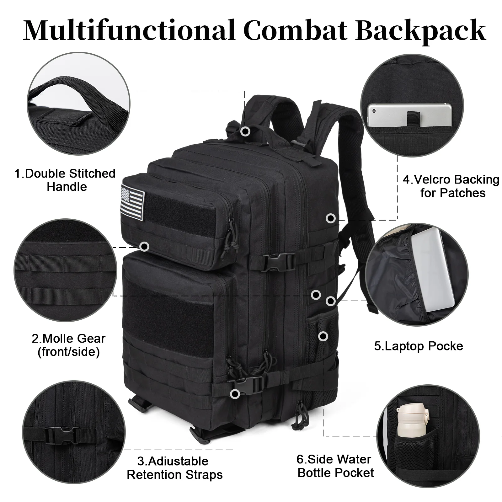 60L Army Military Tactical Bac - огляд і ціна Phone Accessories Men