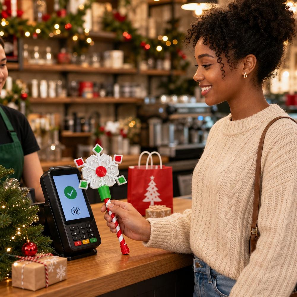 Christmas Snowflake Shape NFC  - огляд і ціна Nfc Card Reader