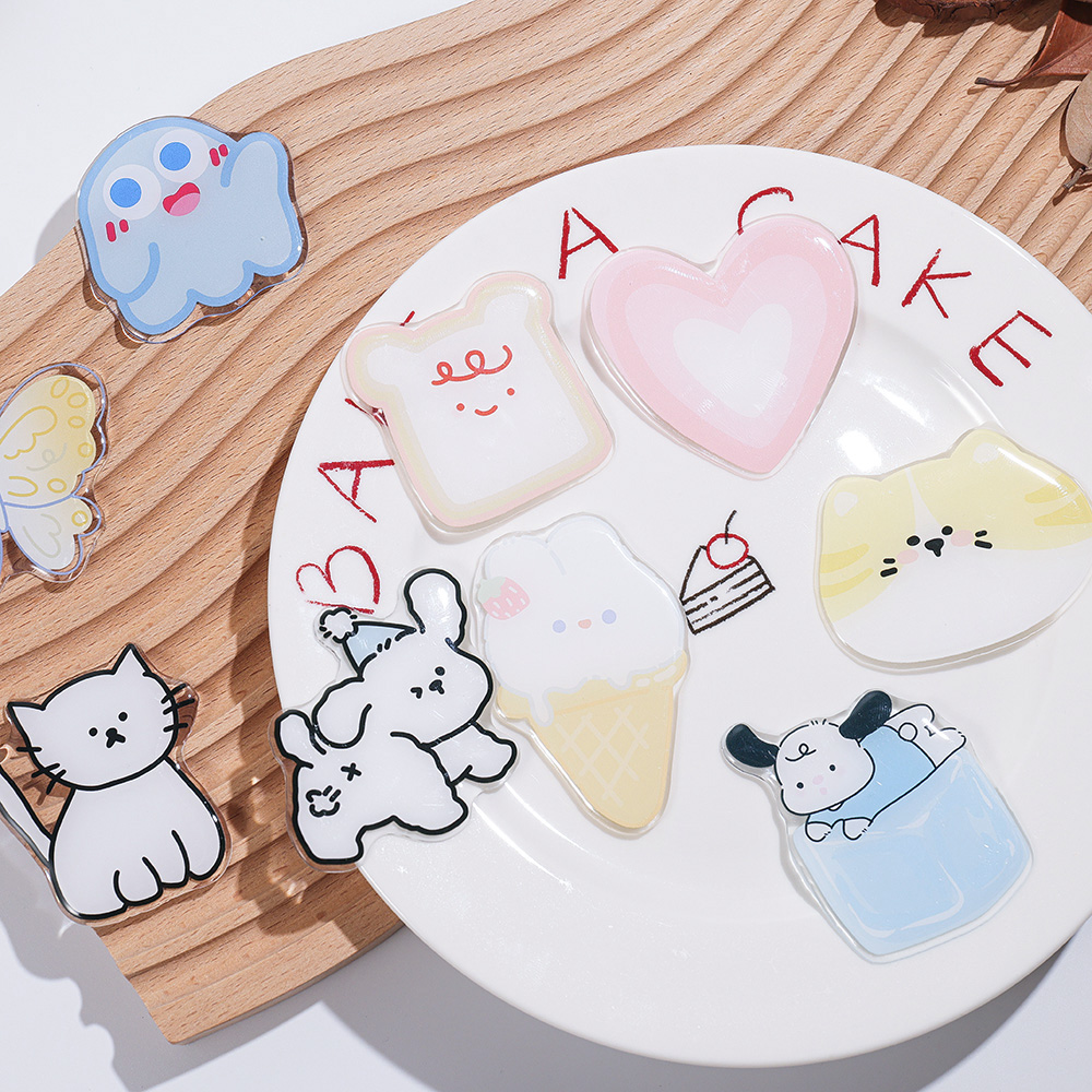 Cute Cartoon Grip Tok Acrylic  - огляд і ціна Phone Accessories And Gadgets
