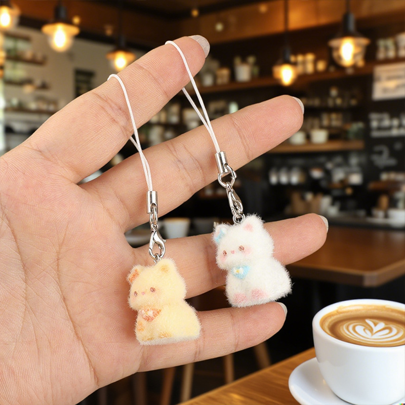 Cute Cartoon Flocking Animal C - огляд і ціна Phone Accessories For Your Car