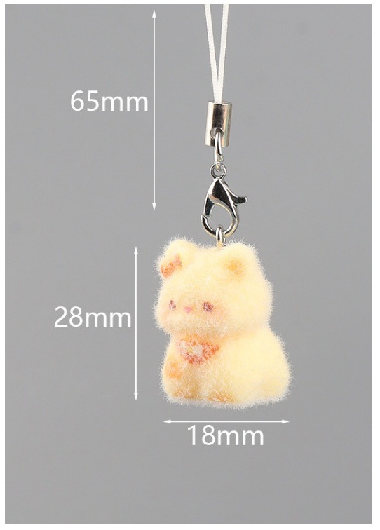 Cute Cartoon Flocking Animal C - огляд і ціна Phone Accessories For Your Car