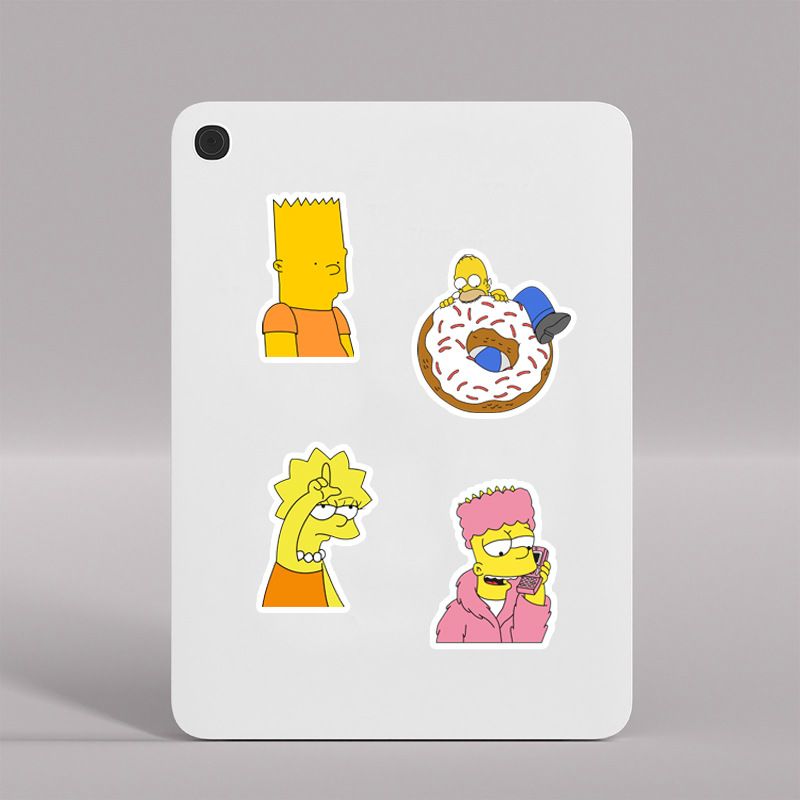 50pcs The Simpsons cute cartoo - огляд і ціна Phone Accessories Trending Products
